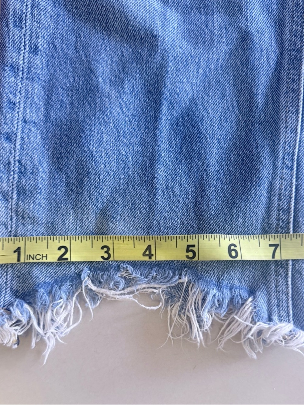 We the free Light Blue Distressed Straight-Leg Women's Jeans size 25 - Picture 8 of 14